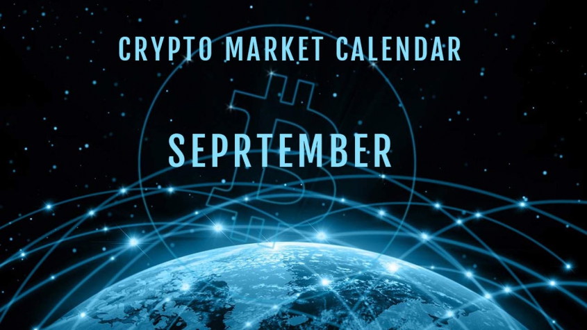 Crypto market calendar for September